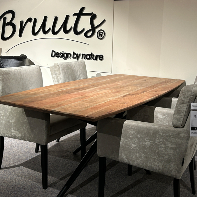 	Bruuts eettafel Lara-recht fuse-spin	