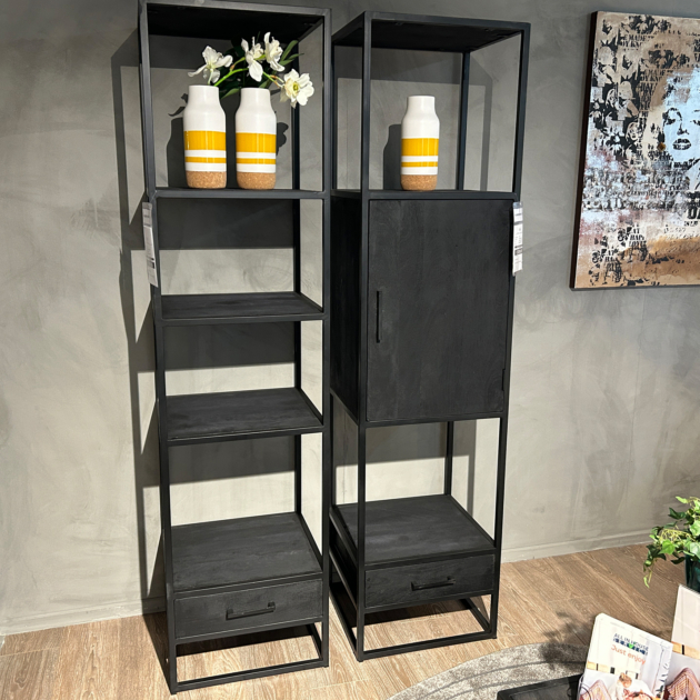 	Bob boekenkast  1-dr+1-la	