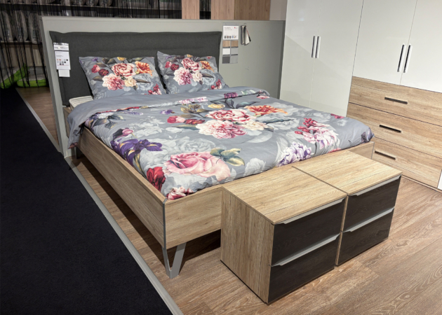 Ledikant Lito 160x200 + 2 NK excl. bodems en matrassen