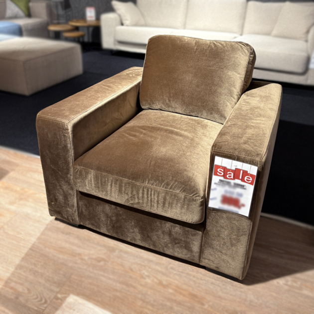 Fauteuil Giorno UrbanSofa Catania Brown