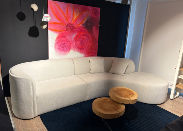 Opstelling Louise UrbanSofa | 344b x 186d | stof Mulberry Linen