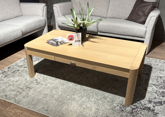 Faro salontafel WWM eiken met 1 lade