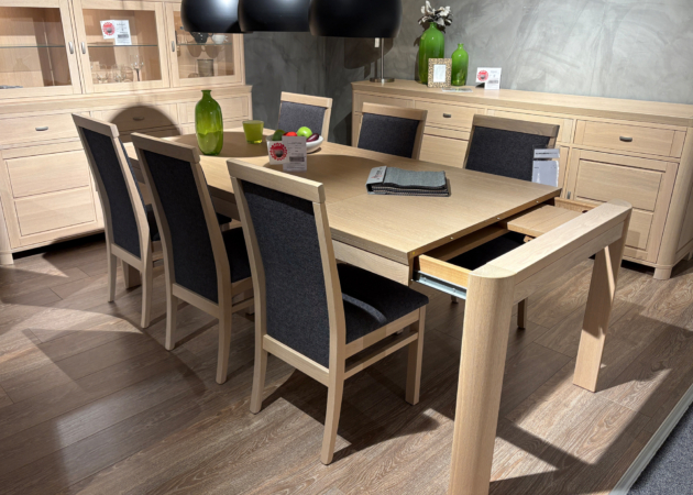 Faro eetstoelen eiken WWM stof 403