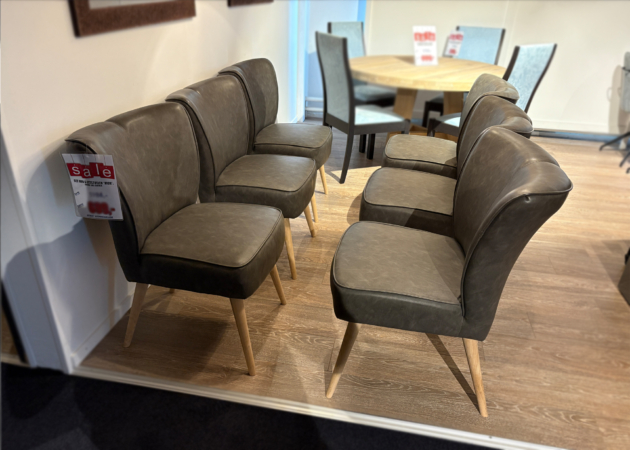 Set van 6 eetstoelen Rich