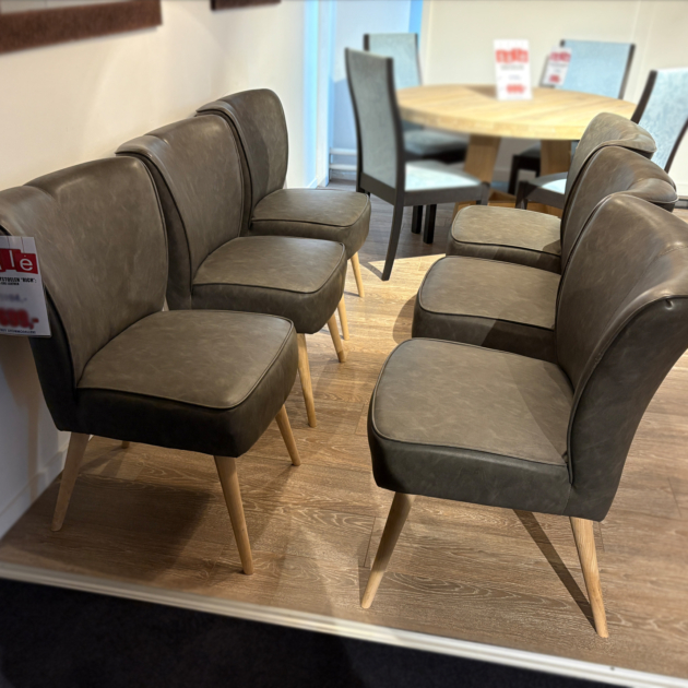 Set van 6 eetstoelen Rich