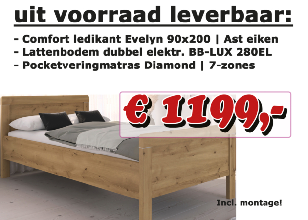 Seniorenbed uit voorraad