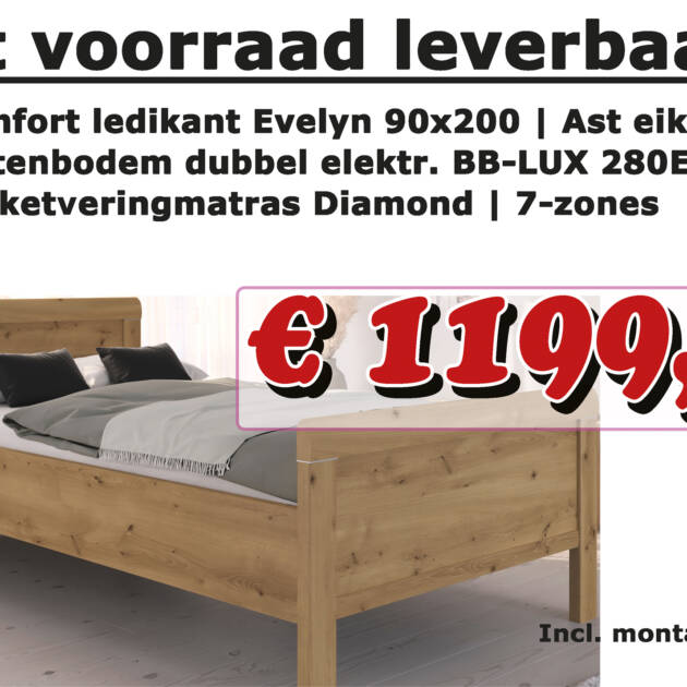 Seniorenbed uit voorraad