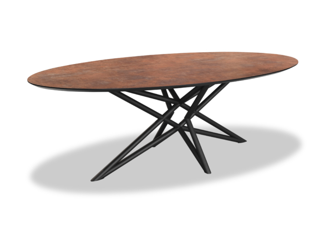 HPL eettafel ovaal