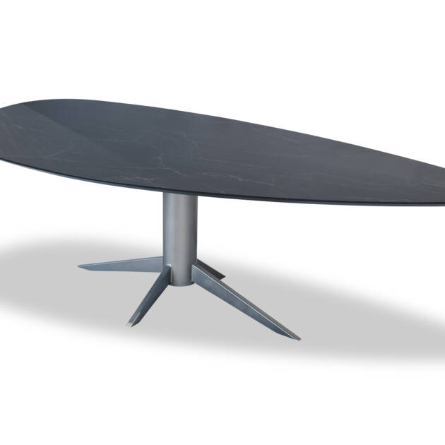 HPL eetafel Kiezel vorm