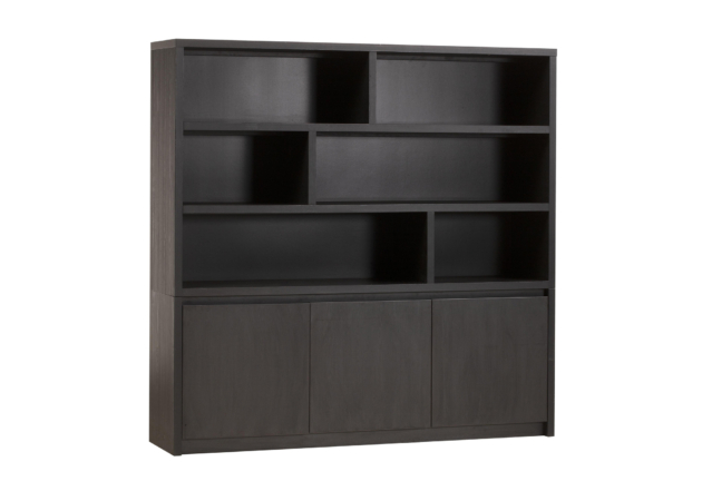 Milanello wandkast-3-drs+6-open vak Lamulux