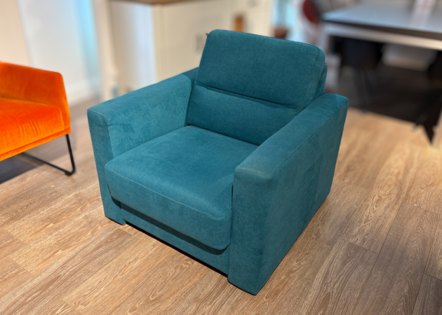 Fauteuil Sydney stof Manta Petrol