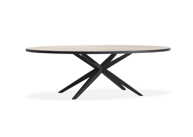 Sky ovale eettafel in Lamulux
