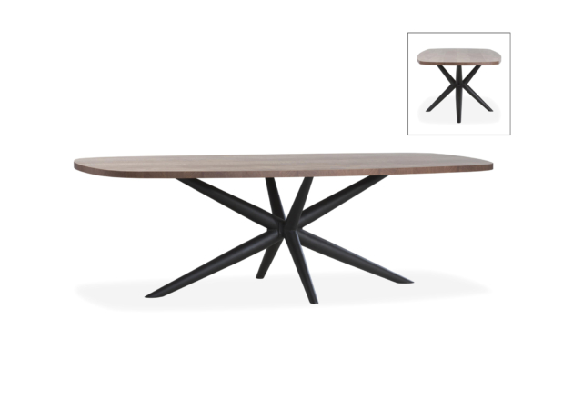 Status ovale eettafel Lamulux
