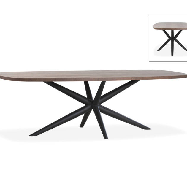Status ovale eettafel Lamulux