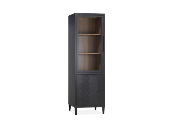 Gamma vitrinekast 1 deur glas 1 deur Lamulux
