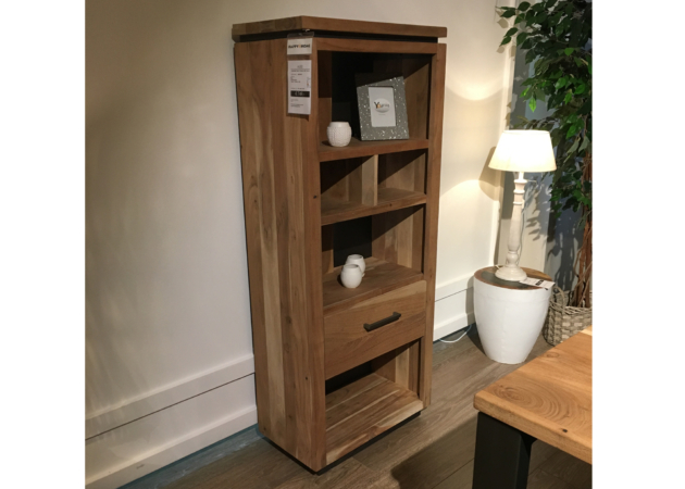 	Ajezi boekenkast smoked Kikar + LED	