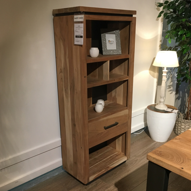 	Ajezi boekenkast smoked Kikar + LED	