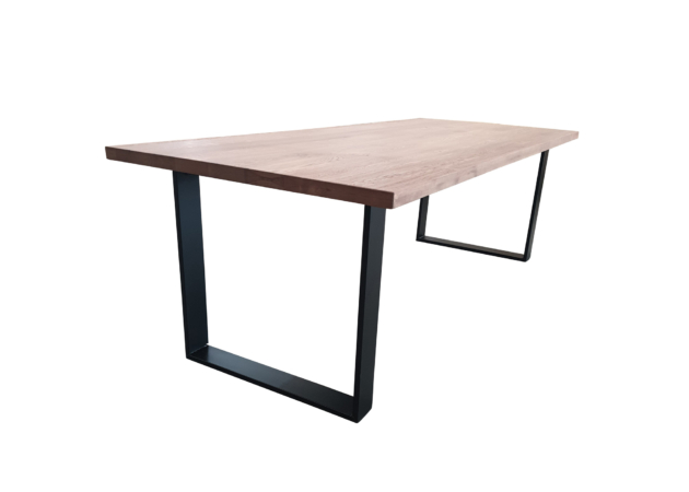 Dutch Oak Steel eettafelconcept recht