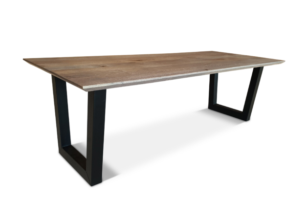 Dutch Oak Steel eettafelconcept facet