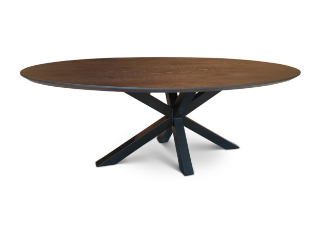 Dutch Oak Steel eettafelconcept ovaal