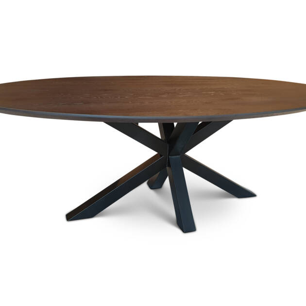 Dutch Oak Steel eettafelconcept ovaal