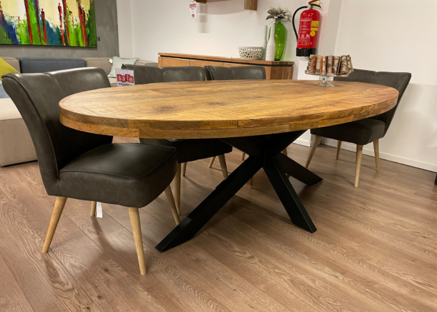 	Eetafel ovaal Bodi  mango	