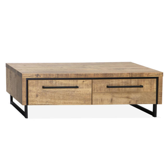 Rimini salontafel 2 lades lamulux