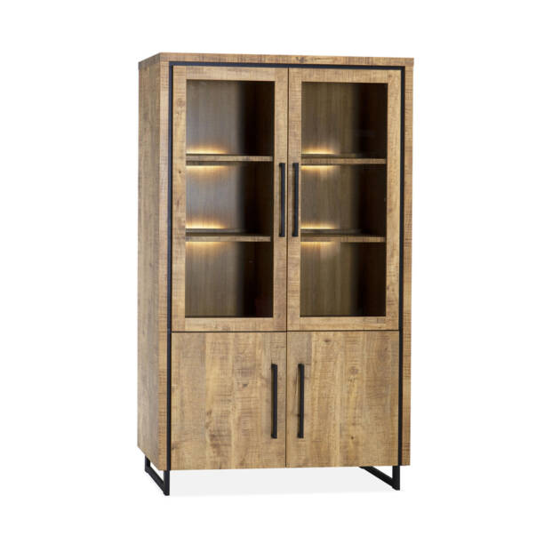 Rimini vitrinekast 2 deuren lamulux