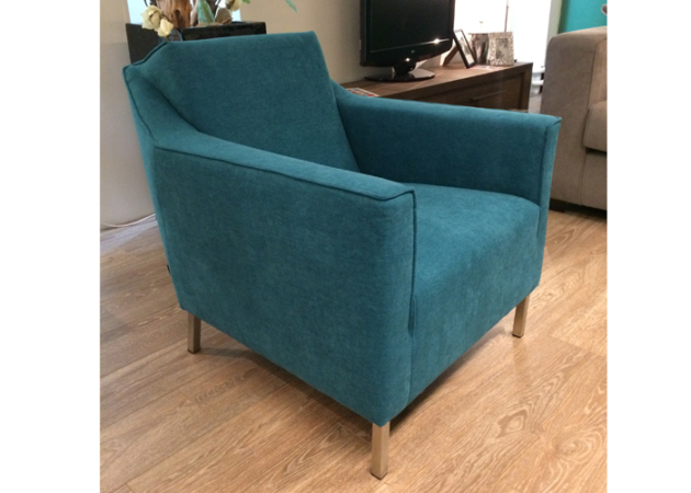 	Fauteuil Fenne pootjes RVS	